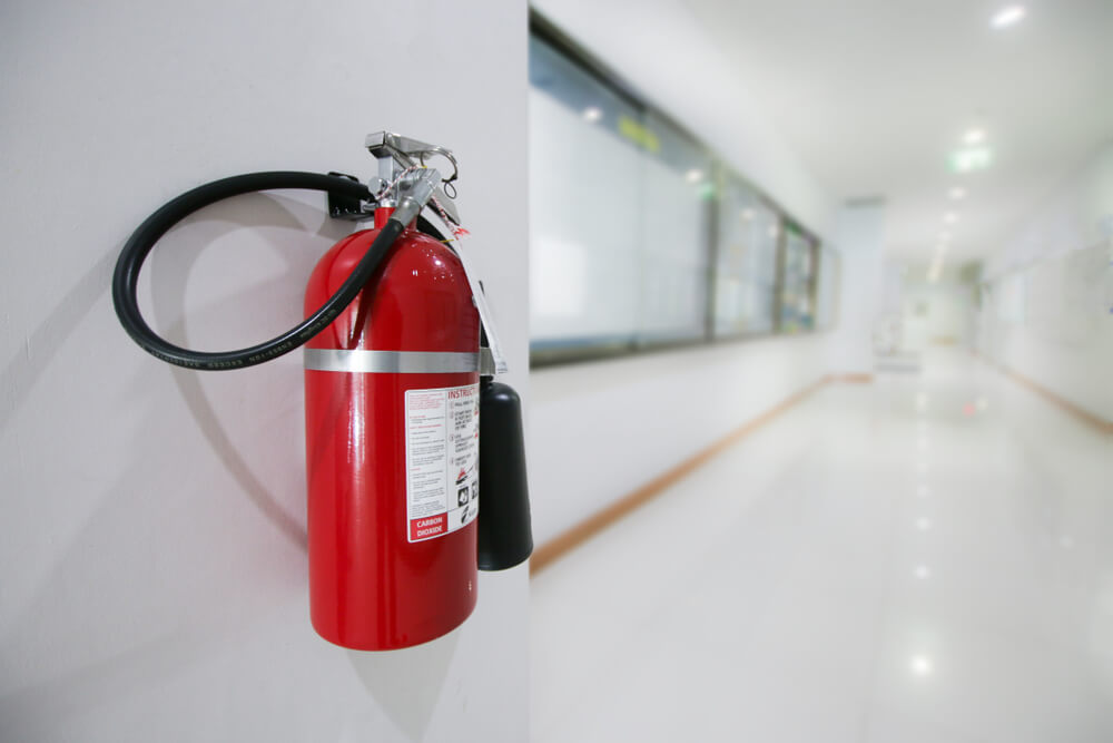 CO fire extinguisher