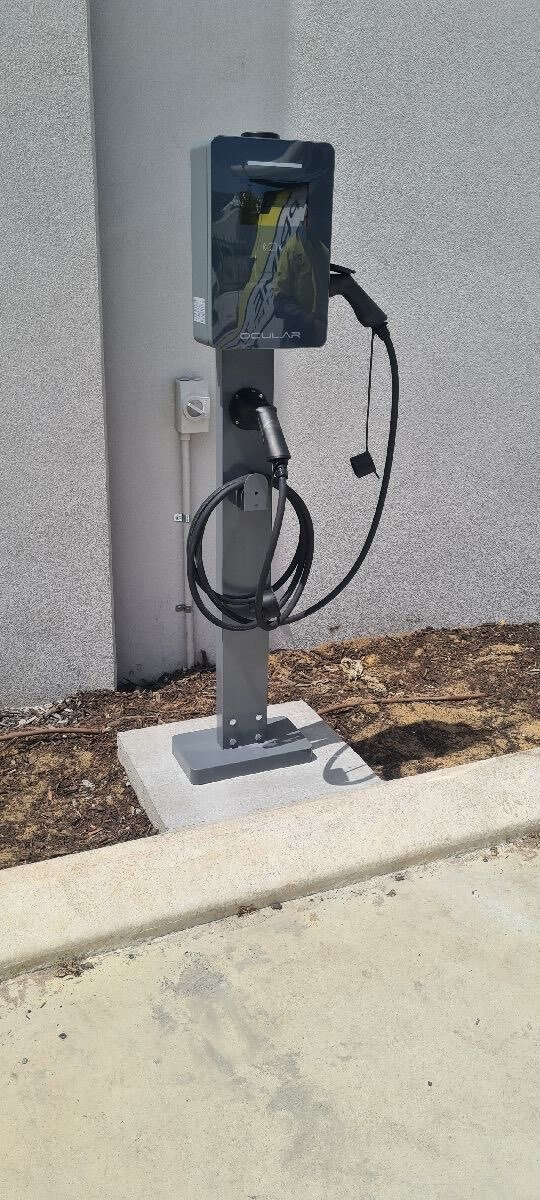 Ocular EV Charger Installation by Prime Time Electricians